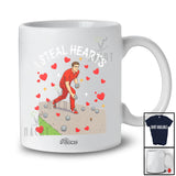 Personalized Custom Name I Steal Hearts; Amazing Valentine Petanque Player Team; Single Lover T-Shirt