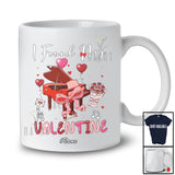 Personalized Custom Name I Found My Valentine; Joyful Piano Musical Instruments Player Groovy T-Shirt