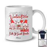 Personalized Custom Name Don't Need Valentine I Have A Nurse; Proud Jobs Three Gnomes T-Shirt