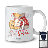 Personalized Custom Name 6 7; Humorous Valentine's Day Six Seven Couple Dogs Owner Lover T-Shirt