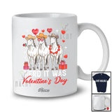 Personalized Custom Name Herd It Was Valentine's Day; Humorous Horse Hearts Farmer Lover T-Shirt