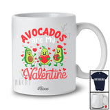 Personalized Custom Name Avocados Are My Valentine; Amusing Hearts Avocado Vegan Family T-Shirt