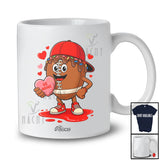 Personalized Custom Name Football Dripped Valentine; Humorous Hearts Sport Player Team T-Shirt