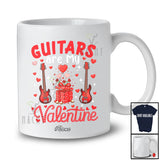 Personalized Custom Name Guitars Are My Valentine; Amusing Hearts Musical Instruments Player T-Shirt