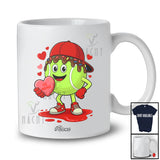 Personalized Custom Name Tennis Dripped Valentine; Humorous Hearts Sport Player Team T-Shirt