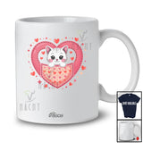 Personalized Custom Name Cat In Heart Pocket; Adorable Valentine Hearts Cat Owner Lover T-Shirt