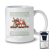 Personalized Custom Name Jesus And Santa As Friends; Amazing Christmas Sweater Cross; Family T-Shirt