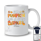Personalized Custom Name Little Pumpkin With A Lot of Spice; Lovely Thanksgiving Fall Family T-Shirt