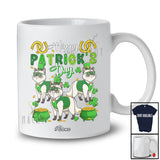 Personalized Custom Name Happy St. Patrick's Day; Amusing Three Leprechaun Ragdoll Owner T-Shirt