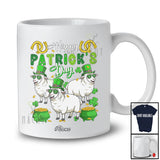 Personalized Custom Name Happy St. Patrick's Day; Amusing Three Leprechaun Sheep Farmer T-Shirt