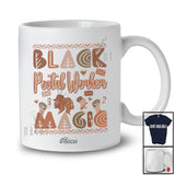 Personalized Custom Name Black Postal Worker Magic; Amazing Black History Month Africa Jobs T-Shirt