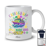 Personalized Custom Name Cruise Ship It's A Mardi Gras Trip; Joyful Beads Parade Group T-Shirt