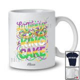 Personalized Custom Name Let Them Eat King Cake; Joyful Mardi Gras King Cake Beads Parade T-Shirt