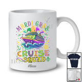 Personalized Custom Name Mardi Gras Cruise Squad; Joyful Mardi Gras Beads Cruise Ship Lover T-Shirt