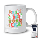 Personalized Custom Name In My Christmas Cookies Era; Amusing X-mas Snow Pajama Family T-Shirt