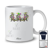 Personalized Custom Name Three Alligators Sunglasses; Lovely Mardi Gras Beads Animal Lover T-Shirt