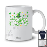 Personalized Custom Name Shamrock Pickup Truck Shape; Amazing St. Patrick's Day Irish Driver T-Shirt