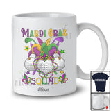 Personalized Custom Name Mardi Gras Squad; Joyful Beads Golf Player Playing Team T-Shirt