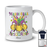 Personalized Custom Name Mardi Gras Squad; Joyful Beads Softball Player Playing Team T-Shirt