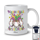 Personalized Custom Name Mardi Gras Squad; Joyful Beads Baseball Player Playing Team T-Shirt