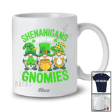 Personalized Custom Name Shenanigans With Gnomies; Adorable St. Patrick's Day Three Gnomes T-Shirt