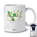 Personalized Custom Name Three Golf Equipment; Joyful St. Patrick's Day Leprechaun Player T-Shirt