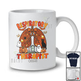 Personalized Custom Name Respiratory Therapist; Scary Halloween Pumpkin Boo; Therapy T-Shirt