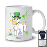 Personalized Custom Name Cat Eating Nacho; Joyful St. Patrick's Day Shamrocks Food T-Shirt