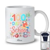 Personalized Custom Name 100th Day Of School; Adorable Macaw With Pencil; Teacher Students T-Shirt