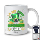 Personalized Custom Name I'm Leprechaun Sized; Amusing St. Patrick's Day Irish Shamrock Family T-Shirt