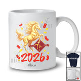 Personalized Custom Name Tet 2026; Amusing Vietnamese Lunar New Year Horse Lover Family T-Shirt