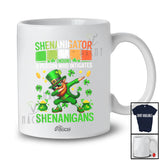 Personalized Custom Name Shenanigator Definition; Joyful St. Patrick's Day Dabbing Leprechaun T-Shirt