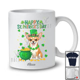 Personalized Custom Name Happy St. Patrick's Day; Adorable Irish Shamrock Chihuahua Owner T-Shirt