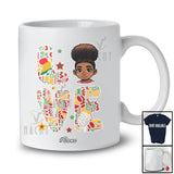 Personalized Custom Name LOVE; Amazing Black History Month Afro Girl Strong; African Family T-Shirt