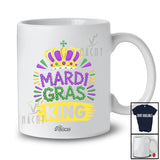 Personalized Custom Name Mardi Gras King; Humorous Mardi Gras Party Beads; Boys Men Parades T-Shirt