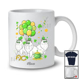 Personalized Custom Name Three Lucky Irish Cats; Lovely St. Patrick's Day Shamrock Cats T-Shirt