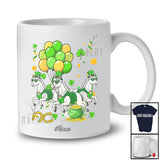 Personalized Custom Name Three Lucky Irish Horses; Lovely St. Patrick's Day Shamrock Farmer T-Shirt