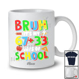 Personalized Custom Name It's My 67+33 Days of School; 100th Days 6 7 Six Seven Student Teacher T-Shirt