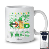 Personalized Custom Name Kiss And Bring Me A Taco; Joyful St. Patrick's Day Irish Lips; Eating Food T-Shirt