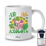 Personalized Custom Name Irish Axolotl; Amazing St. Patrick's Day Girls Rainbow; Lucky Shamrock T-Shirt