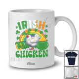 Personalized Custom Name Irish Chicken; Amazing St. Patrick's Day Rainbow; Lucky Shamrock Farmer T-Shirt