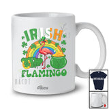 Personalized Custom Name Irish Flamingo; Amazing St. Patrick's Day Girls Rainbow; Lucky Shamrock T-Shirt