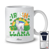 Personalized Custom Name Irish Llama; Amazing St. Patrick's Day Girls Rainbow; Lucky Shamrock T-Shirt
