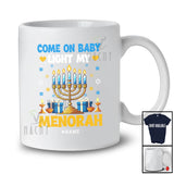 Personalized Custom Name Light The Menorah; Humorous Hanukkah Light Festival Lover; Family T-Shirt