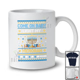 Personalized Custom Name Light The Menorah; Humorous Hanukkah Lights Sweater Festival; Family T-Shirt