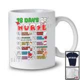 12 Days Of Nurse; Cheerful Christmas Santa Schedules; Gingerbread Baking Baker Group T-Shirt