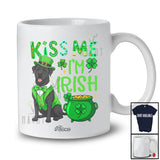Personalized Custom Name Kiss Me I'm Irish; Fantastic St. Patrick's Day Cane Corso Lucky Shamrock T-Shirt