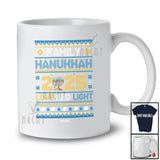 Personalized Custom Name Family Hanukkah 2025; Joyful Chanukah Lights Sweater Friend Family Group T-Shirt