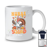 Personalized Custom Name Nurse Squad; Awesome Thanksgiving Turkey Fall; Proud Jobs T-Shirt
