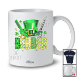 Personalized Custom Name Barber; Happy St. Patrick's Day Barber Proud Jobs; Plaid Shamrock T-Shirt